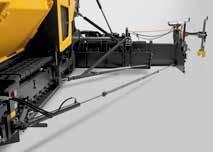 reglering av matarskruvens hastighet Elektronik Styrenhet EPM 2 (Electronic Paver Management) Smart power Inställningshanterare Servicepåminnelser Justerbar och vridbar manöverenhet Centralt