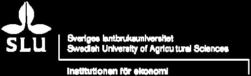 Program/utbildning: Agronomprogrammet - ekonomi Fakultet: Fakulteten för naturresurser och jordbruksvetenskap (NJ) Utgivningsort: Uppsala Utgivningsår: 2017 Serienamn: Examensarbete/SLU,