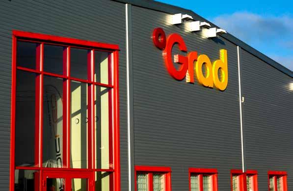 GRAD-IN AB Företaget med mycket värme Grad-in AB i Varberg har sedan 1997 vuxit till en av landets större leverantörer av produkter för vattenburen värme.