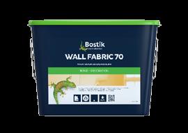 VÄGGLIM FÖR ALLA STB STB STB VÄGGLIM WALL SUPER Extra hög vidhäftning för kraftig väv och tapet WALL FABRIC CLASSIC Ett dispersionslim på PVAc-stärkelsebas WALL FABRIC 70 Lim för väv och papperstapet