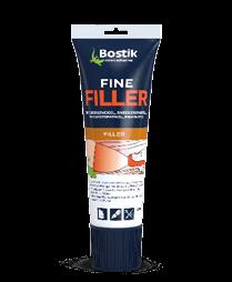 VÄGGSPACKEL/FILLER VÅTRUMSSPACKEL ROLL LRV RAPID FILLER FINE FILLER Under våtrumsmatta, rollbart Extra snabbhärdande för snickerier inomhus Lättslipat för snickerier inne VÄGGSPACKEL Spackling av