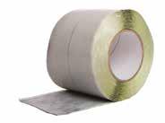 Butyl belagd med non-woven Ånggenomgångsmotstånd: > 2 000 000 s/m Bredd: 100 mm Tjocklek: 1,0