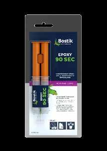 LAGNINGS- & HOBBYLIM EPOXY 90 SEC Extra snabbhärdande 2-komponent epoxilim EPOXY EXTRA STRONG Superstarkt 2-komponent epoxilim MAXI BOND Mångsidig och miljövänlig Limmar metall, trä, glas, keramik,