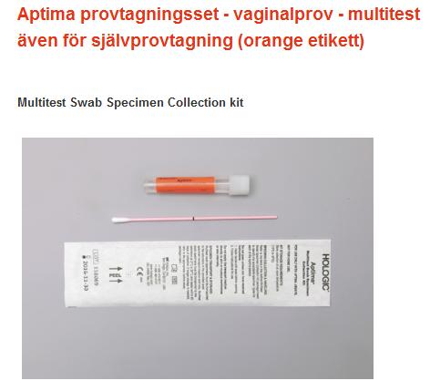 Provtagning klamydia kvinnor Vaginalprov självprovtagning För kvinnor