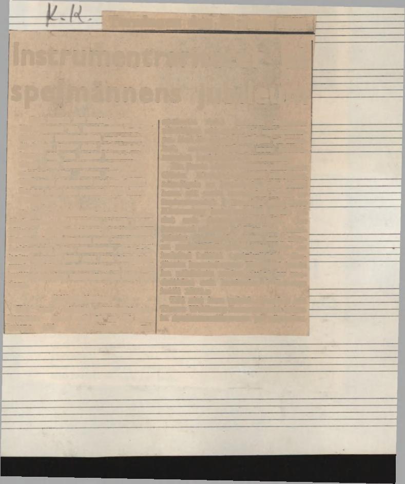 Torsdagen den 23 juni 1955 Instrumentrariteter på spelmännens jubileum Det torde bli livligt vid Julita skans på midsommardag-en, då Sörmlands spelmansförbund firar sitt 30-årsjubileum. Kl.