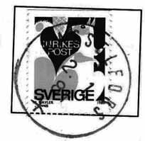 Avtrycket från den 2/1 1981 är med en lila gummistämpel.