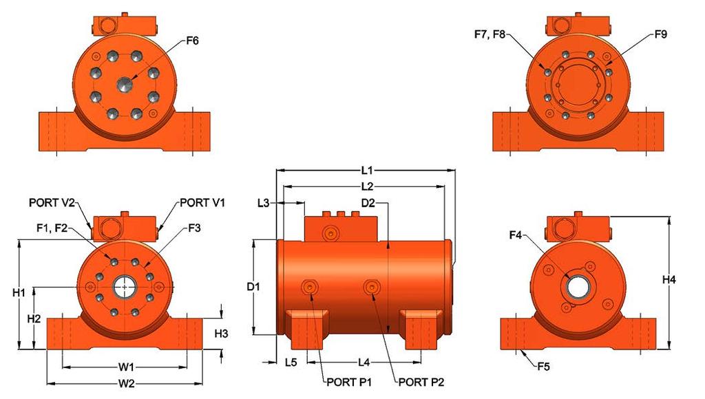 L20 Specifikationer L20-25, 39 Axelfläns L20-25, 39 Ändlock L20-4.5, 8.