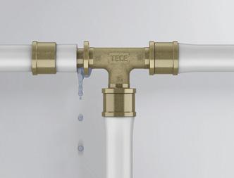 KVALITET ETT RÖR FÖR LIVET På TECE innebär kvalitet alltid fungerande sanitära system. Som rörsystemet TECEflex.