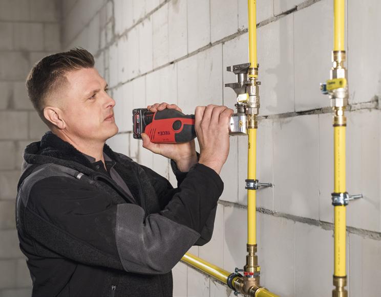 Den kan även användas för gas, med tillförlitlig tätning. Ett system för alla situationer TECEflex är en allround bland rörsystem. Systemet är godkänt för dricksvatten, värme, gas och tryckluft.
