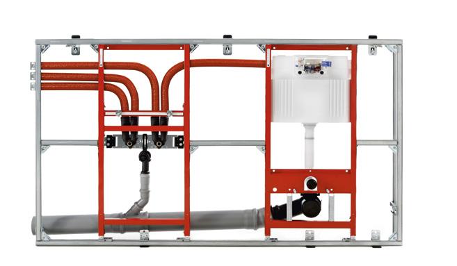 3 Avlopp för olika installationshöjder och vattenvolymer 3 = hundratals möjligheter Några få kompatibla komponenter många möjligheter för nybygge och renoveringar: serien med TECEdrainline