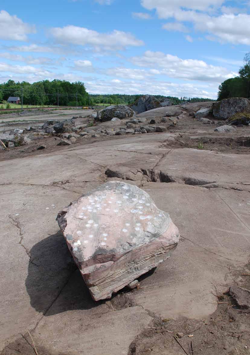 Vid Nibble undersöktes en intressant bronsåldersmiljö med välbevarade boplats- och gravlämningar.