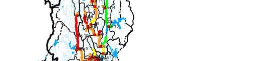 nedströms belägna jordbruksområdena.