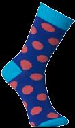 Kids dot Socks Färgglad barnstrumpa i mjuk kammad bomull, som känns skön och behaglig på foten.