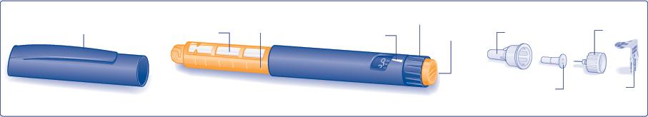 Instruktion för användning av NovoRapid injektionsvätska, lösning i FlexPen. Läs nedanstående instruktioner noga innan du använder din FlexPen.