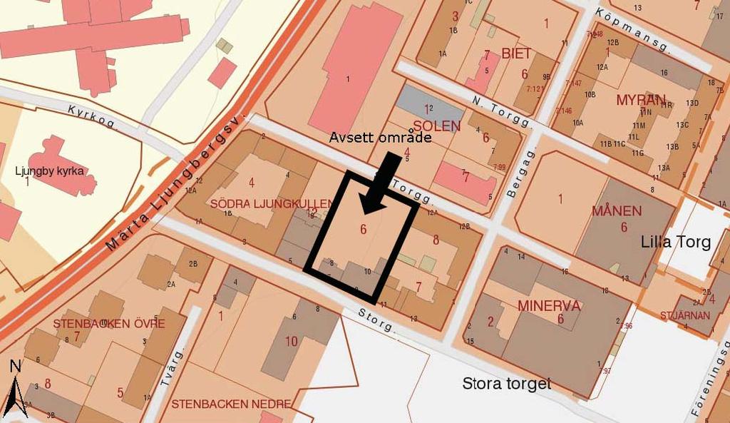 1(10) Detaljplan för Södra Ljungkullen 6 Centrum i Ljungby, Ljungby kommun PLANBESKRIVNING Den här detaljplanen genomförs med standardförfarande.
