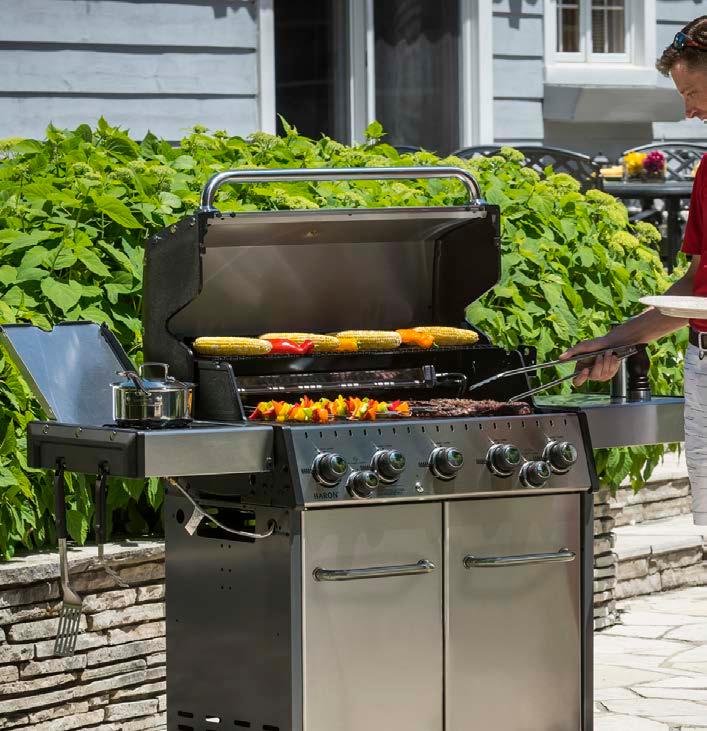 6 Härlig grillsmak Ett grillsystem konstruerat för att maximera smaken och ge ett