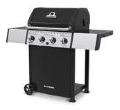 tändsystem Deluxe Accu-Temp termometer Lock i porslinsemaljerat stål med sidor i gjuten aluminium Grillbox i rostfritt stål med sidor i gjuten aluminium 982183 SE L:136 D:61 H:117 CROWN TM 490 11,4