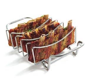 Perfekt för stek, fågel, grillspett och revben. Rymmer upp till 6 rack revben. 39 x 29 x 9 cm.