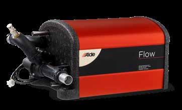 ALDE FLOW ALDE Flow är en separat varmvattenberedare som är ansluten till bodelens uppvärmningsanläggning.
