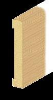 933 25 00 20 st Vit 70 mm 240 cm Folierad MDF 934 21 00 12