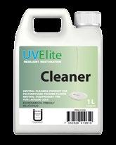 Produkter för ytbehandling Underhållsprodukter Cleaner Res Ett neutralt, specialutvecklat städkem för UVElite RES-behandlade golv.