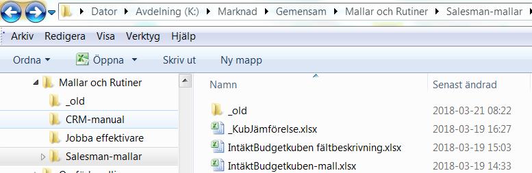 den. Välj Verktyg / Mappalternativ / Visning.