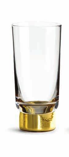 Glasen är av munblåst glas med guldfärgad fot. Fungerar lika bra som cocktailglas som dessertskål. Säljs i 2-pack. Club guld är en limited edition serie. Handdisk rekommenderas. 15 cl.