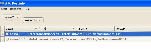 Exempel på fält i tabellen Exempel på några fält i tabellen 2.