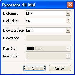 Gör dina inställningar i de fält du önskar. 3. Klicka på OK. Skicka en rapport i olika format via e-post 1.