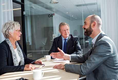 Vårt erbjudande till dig Professionell SwedSec licensierad rådgivare med begränsat antal kunder Grundlig behovsanalys och en finansiell plan Proaktivitet med löpande affärsförslag efter