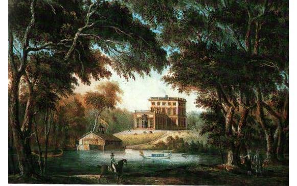 Gustaf III:s paviljong i Haga, Olof Tempelman 1787. Men snart började Ridderström visa försumlighet i tjänsten och gjorde sig även skyldig till ett allvarligt lagbrott.