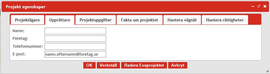 projektnamn, objektid-nummer, län,
