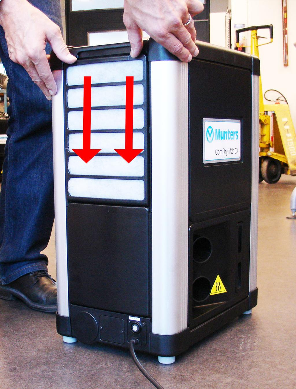 7.3. Filterbyte Processluft 1.