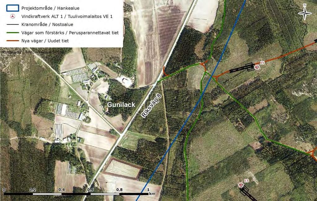 SVEVIND OY AB SANDBACKA VINDKRAFTSPARK 72 (224) 11.4.3 Pälsfarmning När driften av vindkraftsparken upphör rivs konstruktionerna och mark- och skogsägarna kan åter börja använda marken.