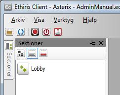 För att få fönstret att stanna ute, klicka på fönstrets titellist. Notera i Figur 2.5 att titellisten är mörkgrå. Detta betyder att fönstret inte har fokus.