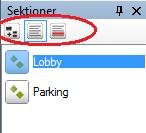 Client Användarguide Ethiris Client Sektionsutforskaren 2.4 Sektionsutforskaren 2.4.1 Översikt Verktygsfönstret Sektionsutforskaren är som standard dockat och pinnat vid vänster sida av huvudramen.