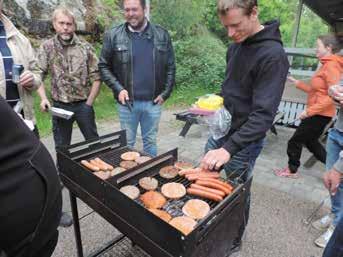 Vädret var lite kyligt så vi