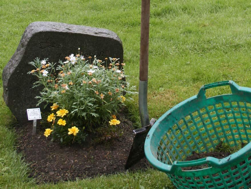 Vi kan erbjuda olika skötsel- och planteringslösningar som passar platsen där er grav finns. Vi kan även tända ljus på Allhelgona och tvätta av gravstenen vid behov.