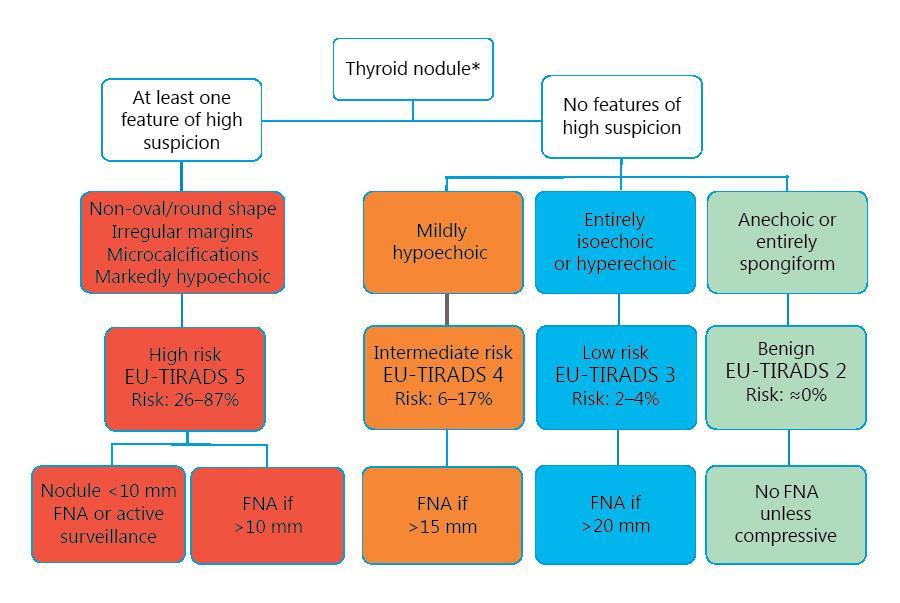 (EU-TIRADS). Eur Thyroid J 2017;6:225 237 Figur 1.