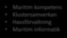NSR2020-strategin och VGR Förvaltning av havet Ökad tillgänglighet och
