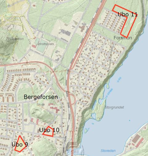 Ubo 7, Fagervik, Golfbanehyllan Ett område väster om golfbaneområdet som i första hand föreslås för flerbostadshus, till exempel i form av bostadsrätter.