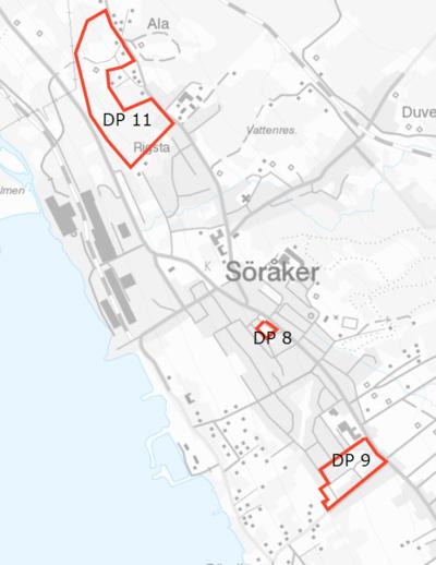 Översiktsplanen ska peka ut minst två nya områden för näringslivsverksamhet i attraktiva lägen med bra kommunikationer. 3.