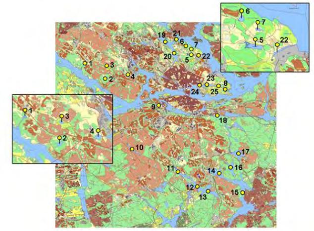 Växtplankton Mälarsnitt och småsjöar 2015 1 Inledning Pelagia Nature and Environment AB har på uppdrag av Eurofins Environment Sweden AB analyserat växtplanktonprover från sju sjöar (Figur 1, Tabell