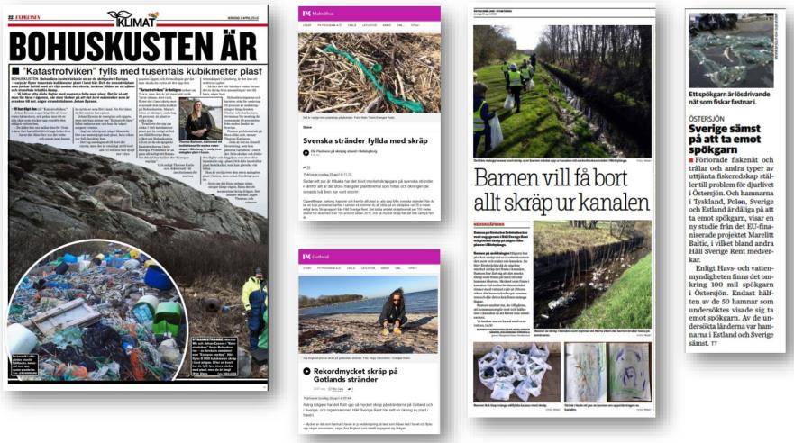 100 publiceringar under april och maj med ca 25-30