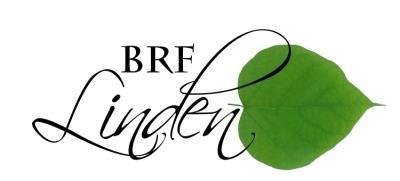 VÄLKOMMEN TILL BRF LINDEN EN VÄGLEDNING FÖR NYA OCH GAMLA MEDLEMMAR INNEHÅLL Lägenheterna... 1 Fastigheterna och gemensamma utrymmen... 2 Parkering och utomhusmiljöerna.