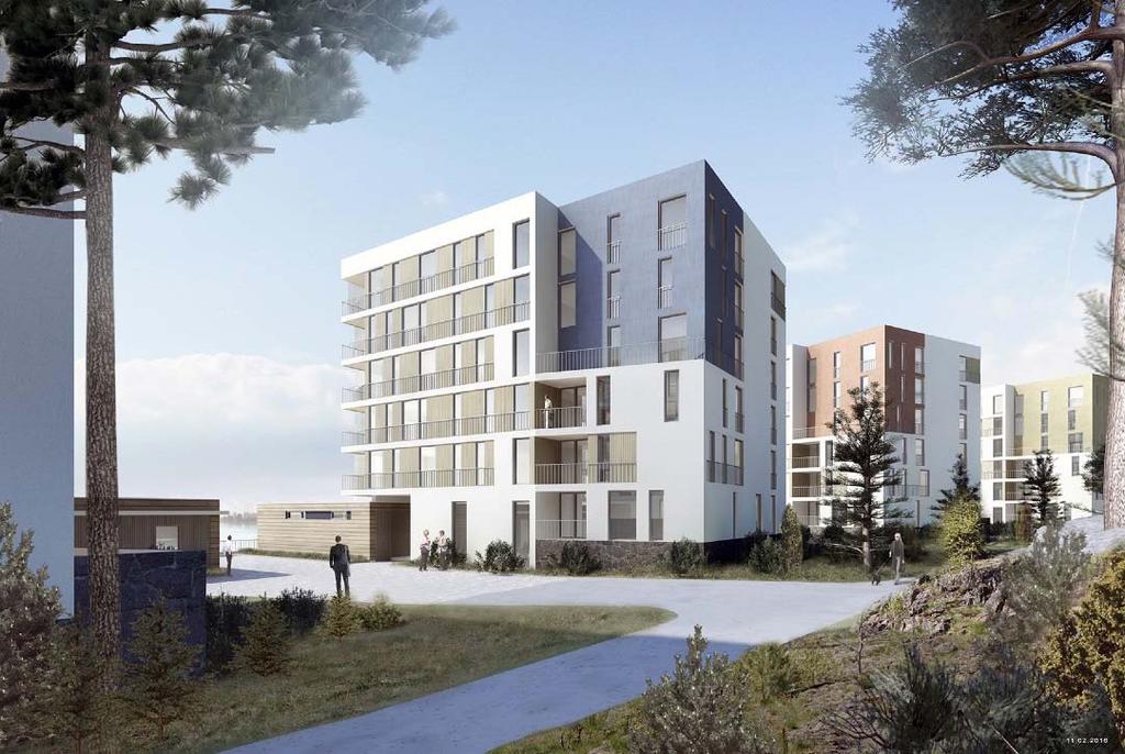 24 Bild 4.1. Vybild av flervåningshusens övre plan, A6 Oy 4.
