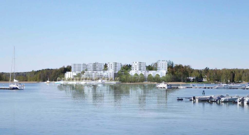 3 småbåtshamnen föreslås dessutom ett kvarter för affärsbyggnader (KL), där det kunde finnas ett kafé, en kiosk eller andra lokaler som betjänar småbåtshamnen eller bostadskvarteret (t.ex.