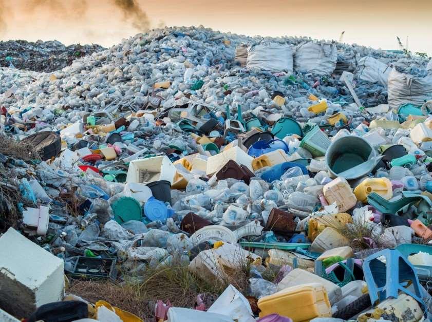 Berg av plast 2014 producerades 311 miljoner ton