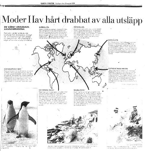 Havsmiljö blir en fråga för medierna Det