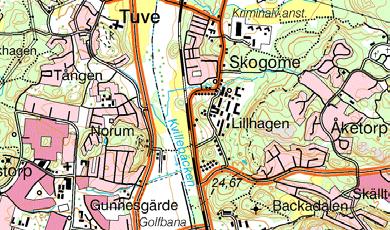1. Kvillebäcken, Hökälladammen Datum: 2006-11-06 Flodområde: 108 Göta älv Koordinat: 6410060/1270170 Proverna togs 0-10 m nedströms dammluckan.